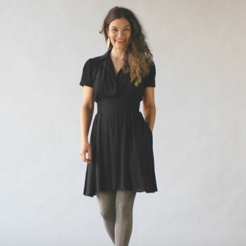 Small Nooworks Leah Dress Black Pockets